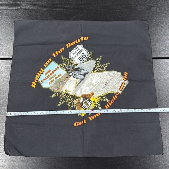 Harley-Davidson Vintage Route 66 California HOG Rally Bandana - Picture 2 of 4